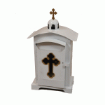 Polukružna - otvorena - bela - mala