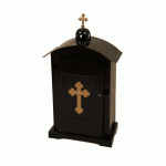 Polukružna - zatvorena - crna - srednja