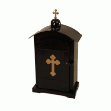 Polukružna - zatvorena - crna - srednja