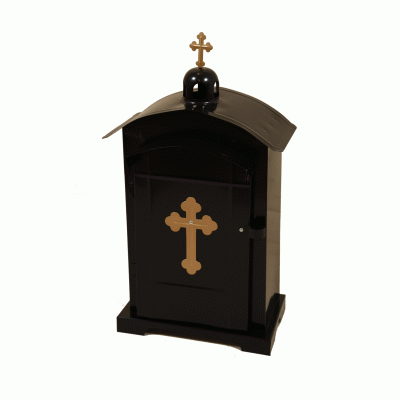 Polukružna - zatvorena - crna - srednja