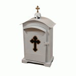 Polukružna - otvorena - bela - srednja