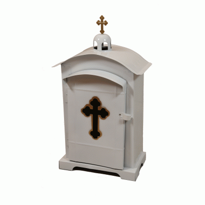 Polukružna - otvorena - bela - srednja