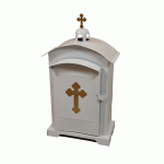 Polukružna - zatvorena - bela - srednja