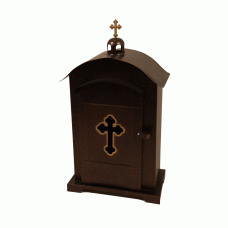 Polukružna - otvorena - bakar - velika